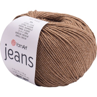 YARNART Jeans 40 Light Brown Плетива прежда (Jeans 40)