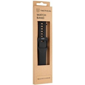 Tactical 789 Silikónový Remienok s Prackou pre Apple Watch 38, 40mm Grain čierna