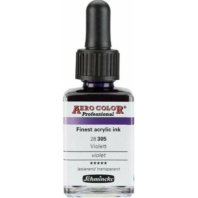 Schmincke Aero Color akrylový atrament Professional Standard 305 fialová