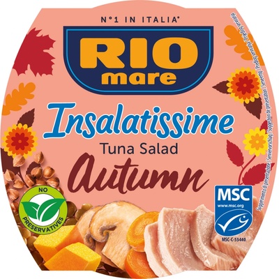 Rio Mare Insalatissime Hotový pokrm zo zeleniny, tuniaka, pohánky a šošovice 160 g