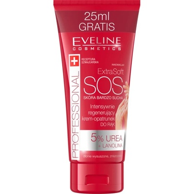 Eveline Cosmetics Extra Soft SOS крем за ръце за суха и натоварвана кожа 100ml
