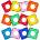 PicassoTiles Конструктор допълнение Picasso Tiles - За магнитно роли, 12 части (PTE07)