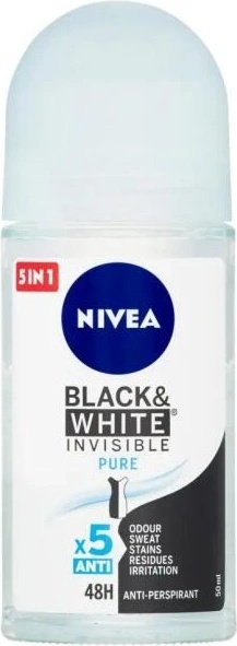 Nivea Black & White Invisible Pure roll-on 50 ml