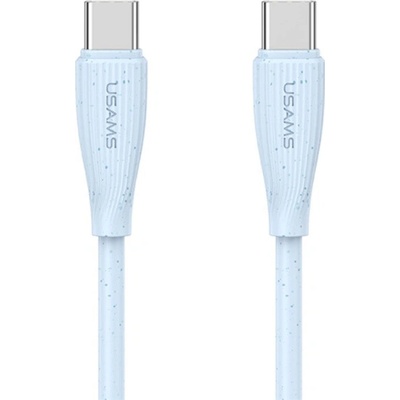 Usams US-SJ716 nabíjecí a datový USB-C na USB-C 1m modrý