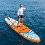 vidaXL SUP дъска със седалка 2-в-1 TRITON 366 x 81 x 15 см Синьо (42039134)