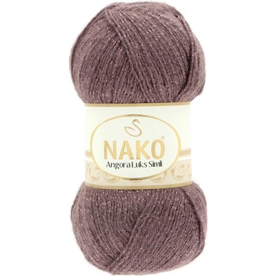 Nako Angora Luks Simli 11598 fialová