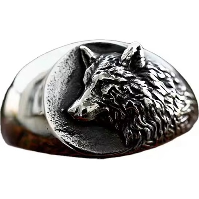 NNM пръстен Wolf Head - SS8-1088R