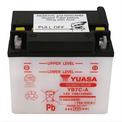 YUASA Yumicron 12V 8Ah right+ YB7-CA