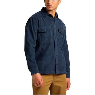 Lee Риза с дълъг ръкав Lee Chetopa Long Sleeve Shirt - Blue