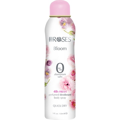 Nature of Agiva Roses Спрей дезодорант Bloom, без алуминий, 150 ml