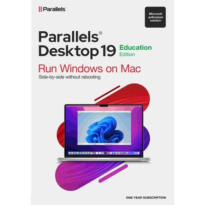 Grafický software Parallels Desktop 19 Mac, Academic na 12 měsíců elektronická licence ESDPDA1YSUBEU_OLD – Zbozi.Blesk.cz