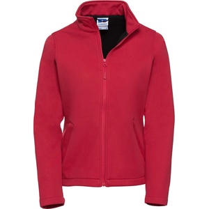 Russell Athletic 040f / Дамско двуслойно елегантно софтшел яке - класическо червено s (10040f24801)