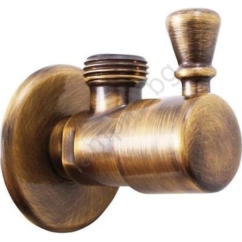 RAV Slezák RV0112SM - ъглов вентил RETRO, античен месинг (RV0163)