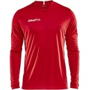 Craft SQUAD JERSEY SOLID LS červená