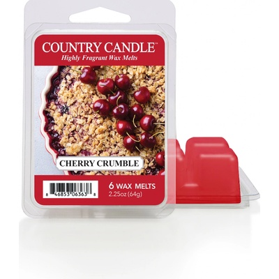 Country Candle Cherry Crumble vosk do aromalampy 64 g