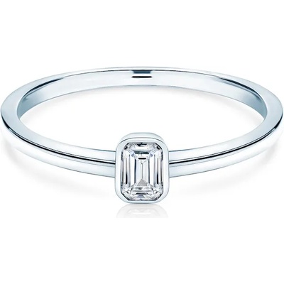 SAVICKI Годежен пръстен Pure: бяло злато, диамант