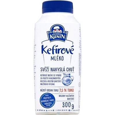 Kunín Kefírové mléko 1,5% 300 g