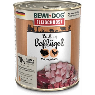 Bewi Dog консерви - Птици, 800г