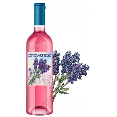 Rybízák Прованс, лавандулово вино в чаша, 0.75л