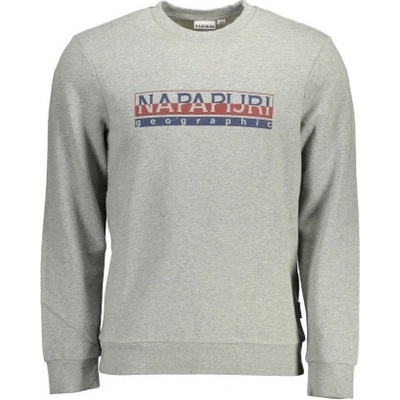 Napapijri Felpa Senza Zip Uomo Grigio Šedá