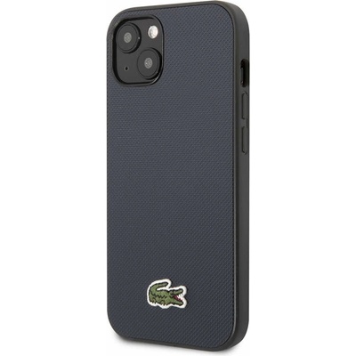Lacoste Iconic Petit Pique Logo Case - дизайнерски кожен кейс за iPhone 14 (син)