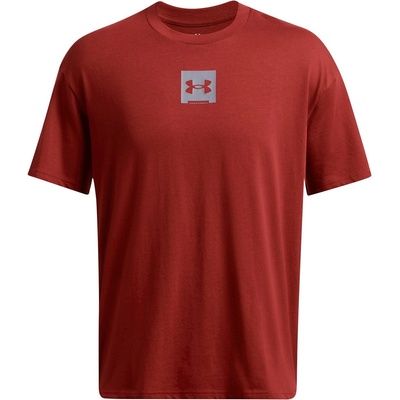 Under Armour Тениска Under Armour Men's Box Logo Regular Fit T-Shirt - Orange