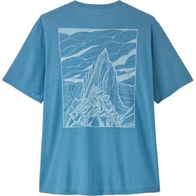 Patagonia Мъжка спортна тениска Patagonia Cap Cool Daily Shirt Cloud Crag Sport shirt - Shore Blue / Light Shore Blue X-Dye - размер M (216-7989-0213)