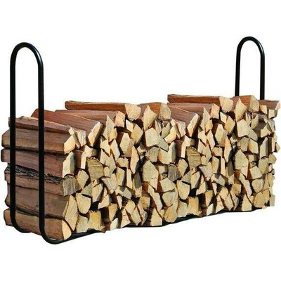 Stojan na dřevo ShelterLogic 244 x 25 x 98,9 cm ocelový černý