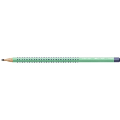 Faber-Castell Графитен молив, B, триъгълен, FABER-CASTELL "Grip 2001 Flow", тюркоазено син (117004)