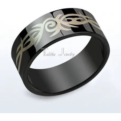 Talitha Пръстен от стомана „Трайбъл