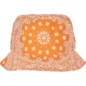 Urban Classics Шапка идиотка в оранжев бандана дизайн Bandana Print Bucket Hat UB-5003BP-00180 - Оранжев, размер one size