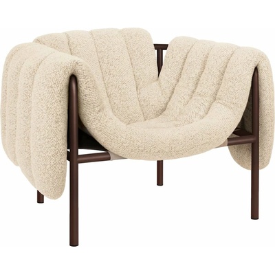 Hem Puffy Eggshell / Chocolate Brown
