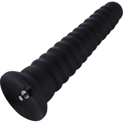 HISMITH HSA83 Tower Shape Anal Toy KlicLok 10.24" Black