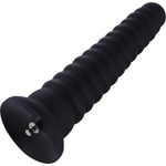 HISMITH HSA83 Tower Shape Anal Toy KlicLok 10.24" Black