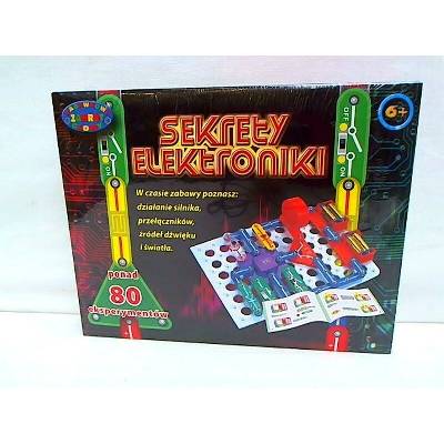 Elektronická stavebnica DROMADER Tajomstvo elektroniky 80 experimentov