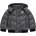 GUESS Спортно зимно яке за мини момиче в черен цвят покрито с лога Guess