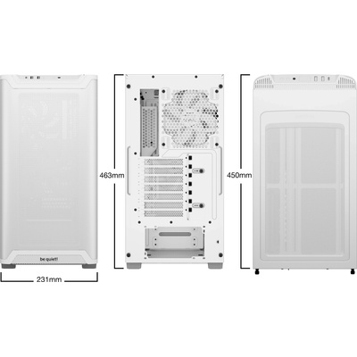 be quiet! Pure Base 501 Airflow White (BG075)