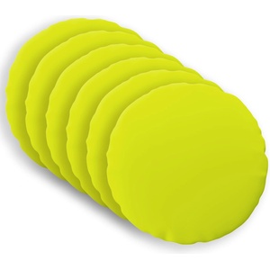 vidaXL Калъфка за възглавница 6 pcs HEERLEN Яркозелено. Ø 40 cm (922344)