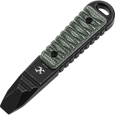Kansept Kursor Blackwash Titanium;Green Micarta G015A1