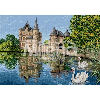 Milena Style Замъкът Зацвей - гоблен със схема конци dmc 1: 4