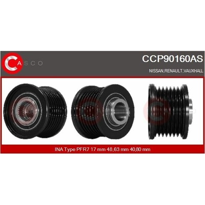 Řemenice, generátor CASCO CCP90160AS