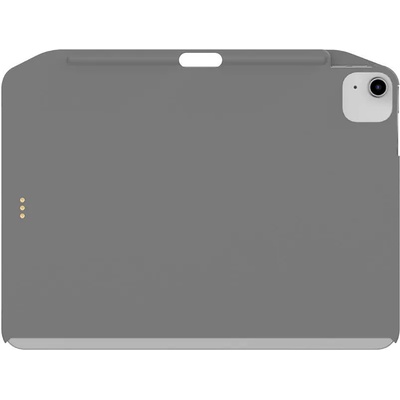SwitchEasy CoverBuddy Case - поликарбонатов кейс (с отделение за Apple Pencil 2) за iPad Air 4 (2020) (съвместим с Apple Smart Keyboard, Magic Keyboard, Smart Folio) (тъмносив)