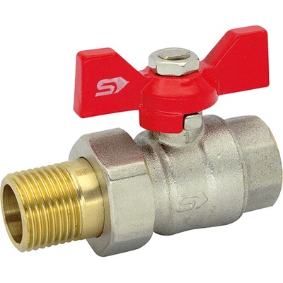 Slovarm se závitovou přípojkou M/F motýl KE-280 D: G 3/4