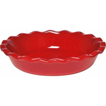 Emile Henry Кръгла форма за торта 26 см, червен, керамика, Staub (EH346131)