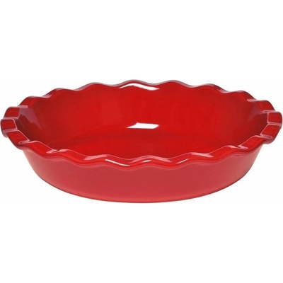 Emile Henry Кръгла форма за торта 26 см, червен, керамика, Staub (EH346131)