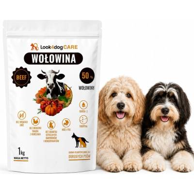 Look4dog Care hovězí bez obilovin a kuřecího masa 1 kg