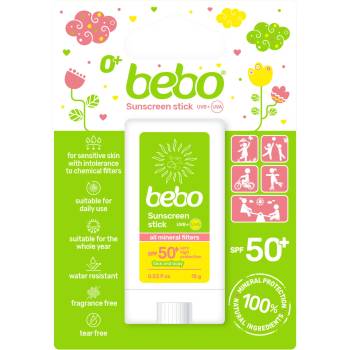 Bebo слънцезащитен минерален стик SPF 50+ - 15 г