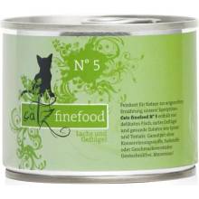 Catz Finefood CF No.5 s lososem a drůbežím masem 200 g