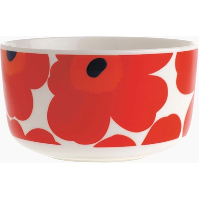 Marimekko miska Oiva Unikko červená 5 dl