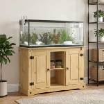 vidaXL Стойка за аквариум CORONA Кафяво 101, 5 x 37 x 73 см 300 кг (42034035)